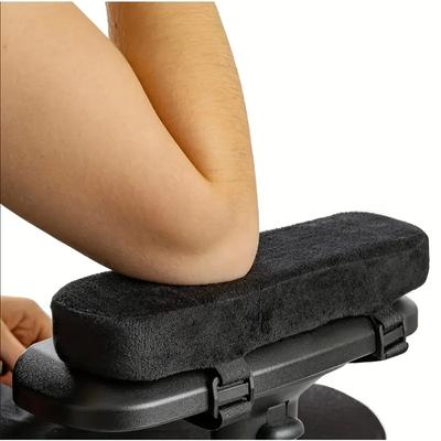 Office Chair Arm Pad,Memory Foam Armrest Cover with Adjustable Strap for Home Office Comfort, Elbow Pillow, Ergonomic Design