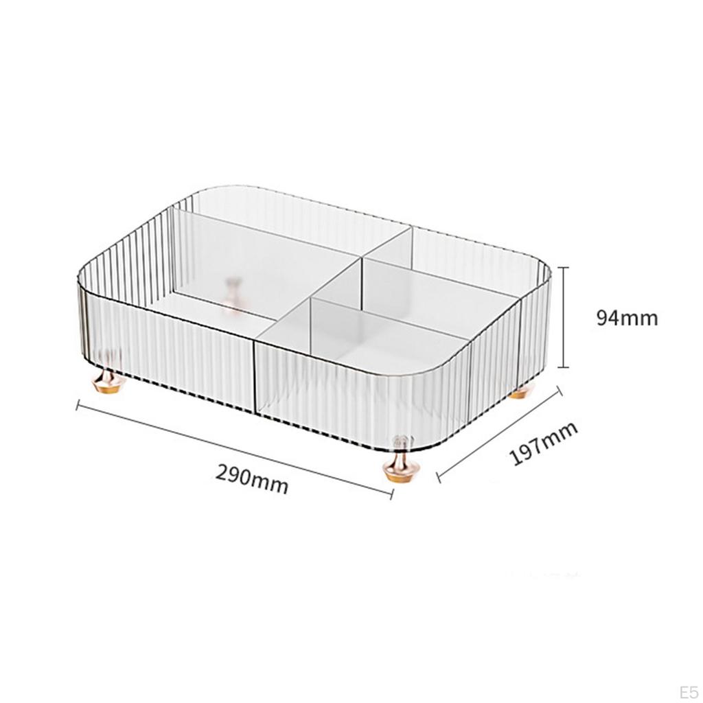 Desktop 5 Compartments Display Shelf Organizer Holder for Sundry Hair Accessories Jewelry