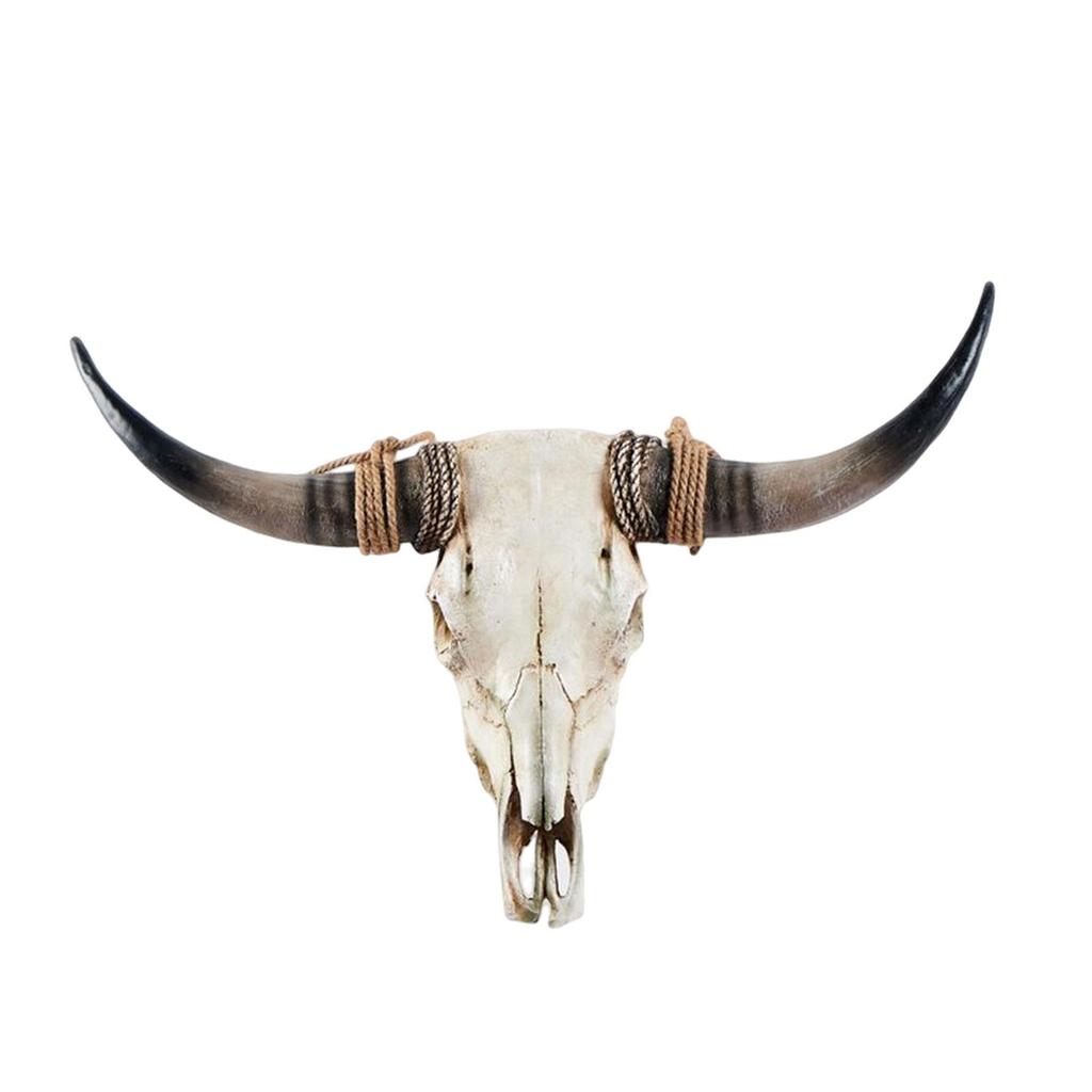 Decorative Animal Heads Wall Art Featuring Cow for Living Room