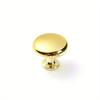 Golden Aluminum Alloy Round Drawer Pull Handles for Cabinets, Shoe Cabinets, And Wardrobes, Black Furniture Hardware with Single Hole Handles.