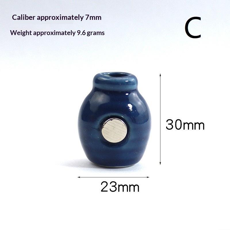 Small Fridge Magnet Decoration Mini Ceramic Vase Micro Landscape Ornament Cute Magnets For Flower Arrangements