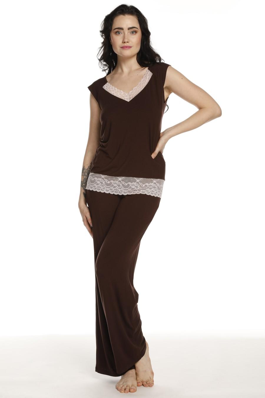 

комплект: футболки та штани Effetto (92360) 46(L) brown-nose кольору