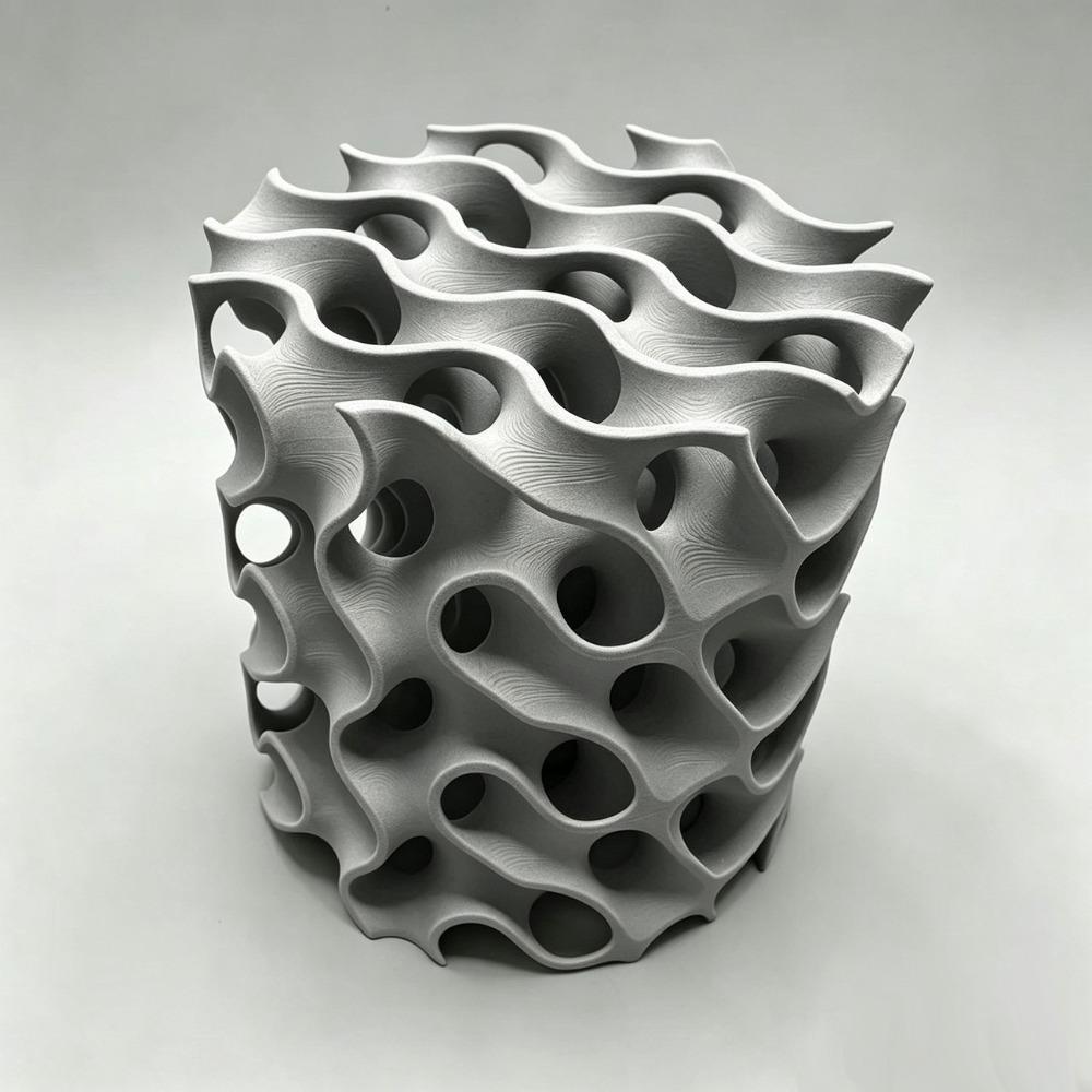 Wave-Shape Aquarium Shrimp Shelter 3D Printed Fish Tank Shrimp Hideout Fish Breeding