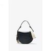 Borsa a Spalla a Mezzaluna in Pelle Liscia di Alta Qualità Moda Donna Sottobraccio Borsa a Tote Tracolla Borsa a Mano