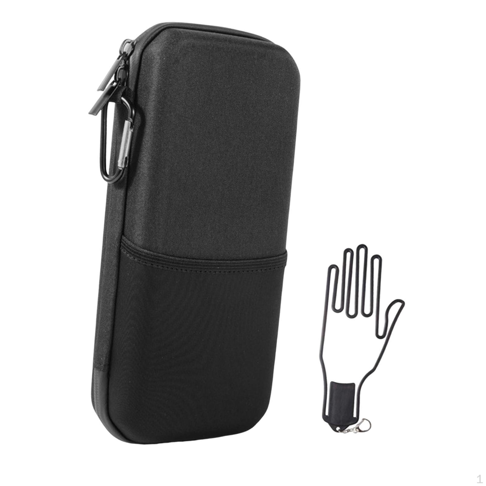 

Органайзер для гольф-перчаток с жестким корпусом на молнии Черный Многоцелевой Компактный