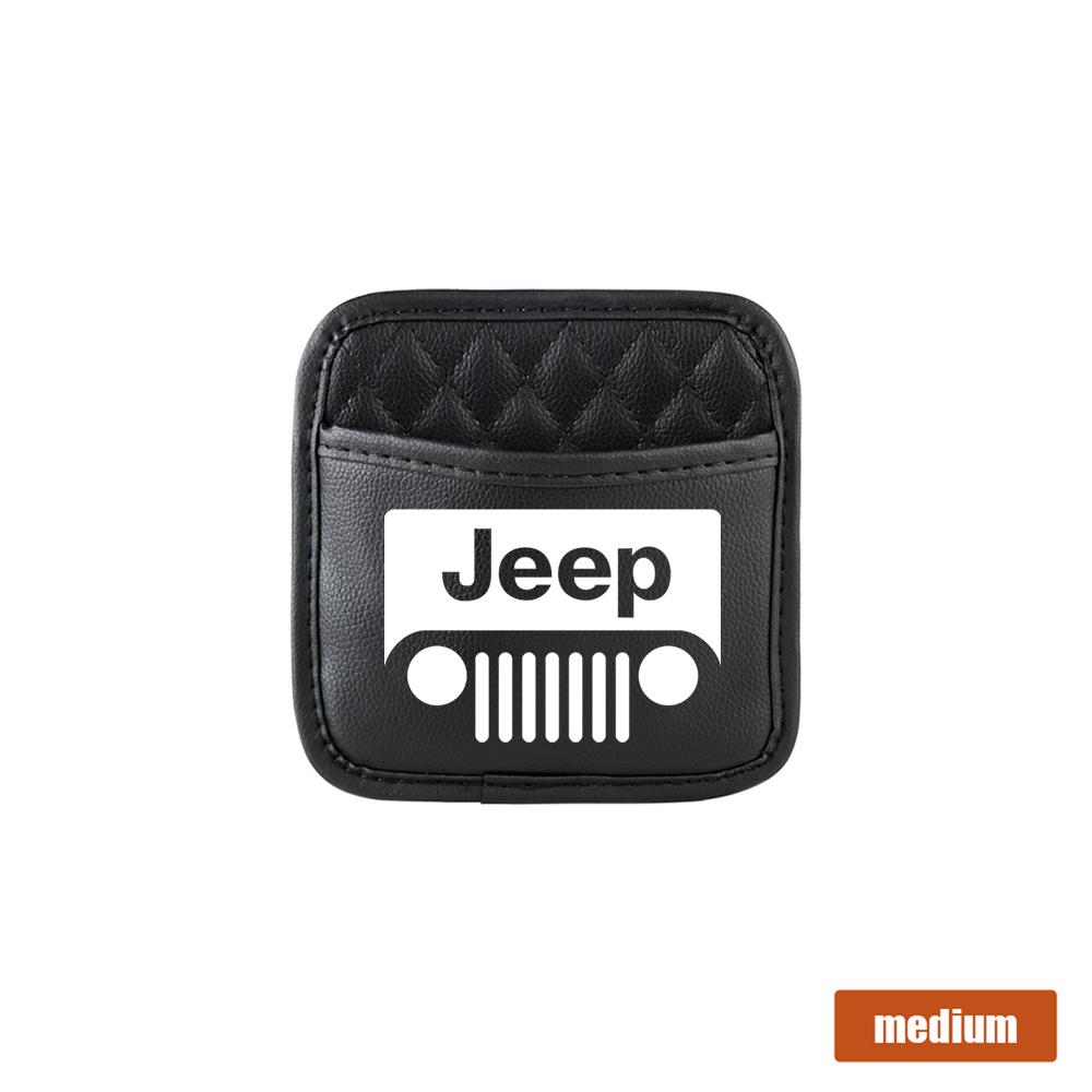 Leather Car Storage Bag Seat Back Center Console Organizer Key Holder For JEEP Renegade Grand Grand Cherokee JK Wrangler Compass