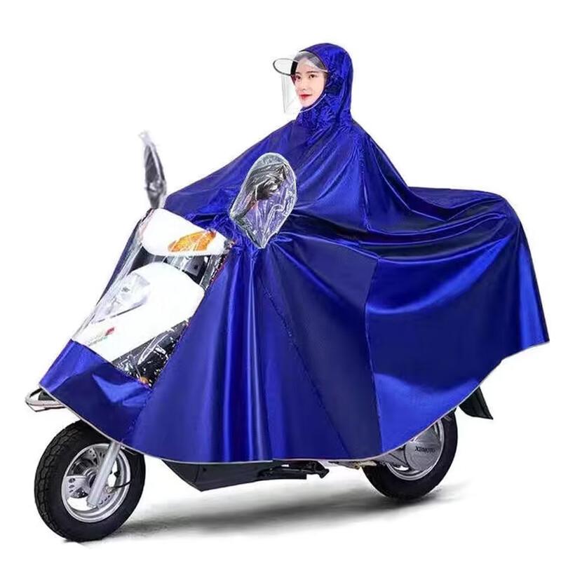 Mingchen Single Electric Scooter Raincoat with HD Visor