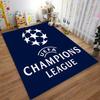 Tappeto Logo UEFA Champions League Blu Navy Decorazione per Tifosi di Calcio Adatto per l'uso come antiscivolo per soggiorno camera da letto divani