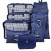 Sac de Rangement de Voyage Ensemble de Neuf Pièces, Trousse de Toilette, Classification des Vêtements, Ensemble de Rangement pour Bagages Ensemble de 9 Pièces