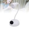 Gooseneck Nail Lamp Round Base Desktop Gooseneck Nail Light Quick Drying Nai Dryer with 3pcs Lamp Ch