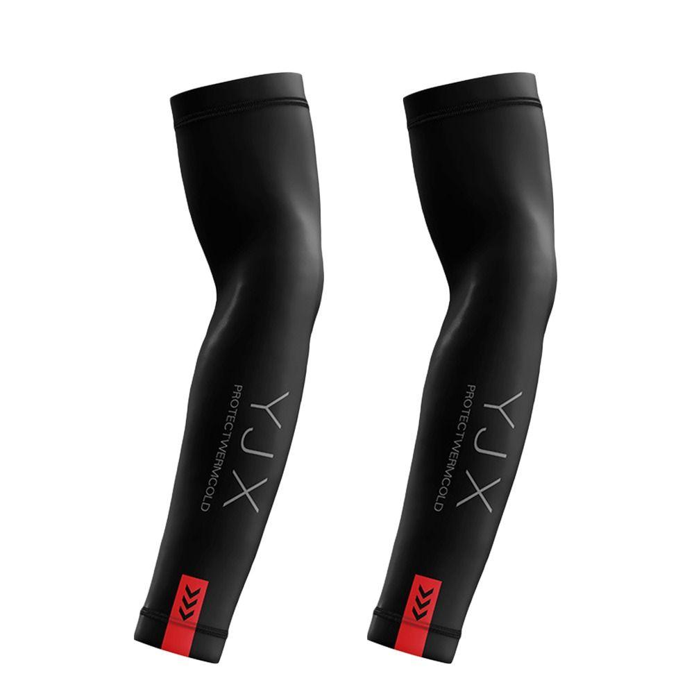 1Pair Elastic Summer Arm Sleeves Ice Silk Cycling Driving Gloves Sun Protection Arm Cover  Men Women