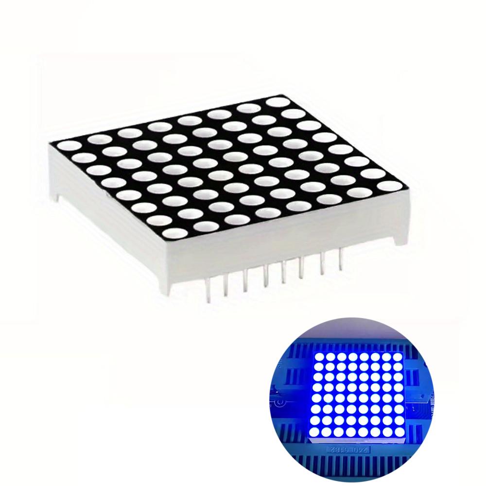 5pcs MAX7219 LED Display Modules 3MM Dot Matrix Module common-cathode Green/Red/Blue Light