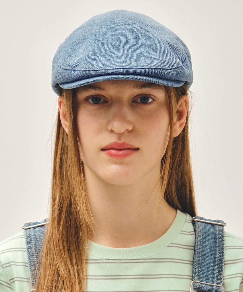 Malittepeulangsowajeobeo Circle Logo Hunting Cap Blue