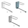 Clothes Hanger Wall Mounted Plastic Household Laundry Room Hanging Coat Drying Holder Stand Punch Free Organizer Hook