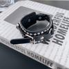 Coole attraktive Lokomotive Punk-Stil Nietenarmband Gürtelform Koreanische Version Hochwertiges Armband Mode Süß Cool Hip Hop Schmuck