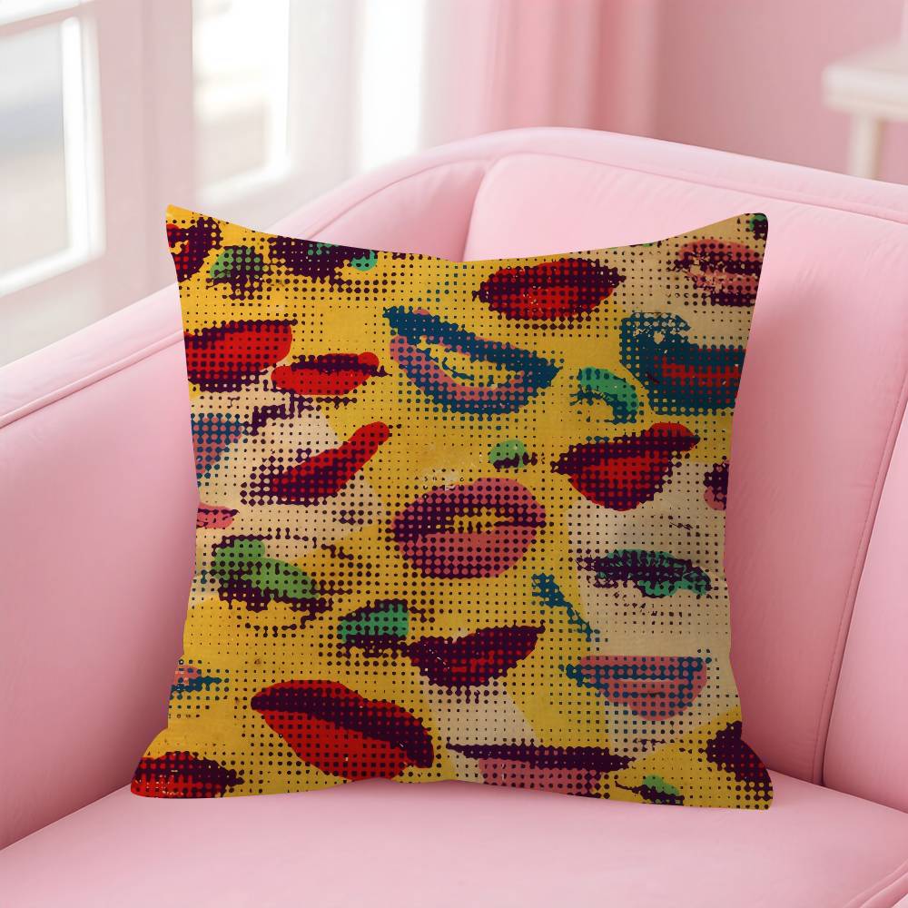 AAndy WWarhol Art Cushion Cover Car Throw Pillow Case For Sofa Car Christmas Gift