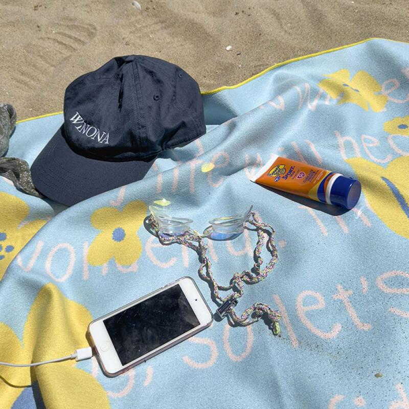 Spring Letter Beach Towel 65x140cm