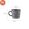 Hi Nordic Ceramic Retro Coffee Mug Simple Office Tea Cup Coarse Pottery Handmade Breakfast Milk Mug Couple Drinkware