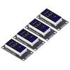4 Sets Digitalröhren-Anzeigemodul LED 4-stellig 7-Segment 0,36 Zoll TM1637 Treiberchip Blau MRA110D
