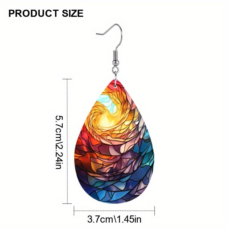Y2K Christmas Tree Candlelight Pattern Drop Earrings for Women Girls Cute Christmas Eve Christmas Stud Earrings Festival Jewelry Christams
