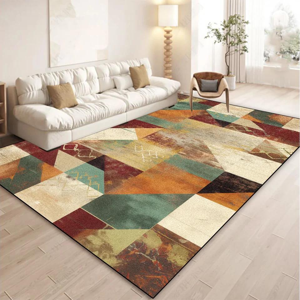 Heimdekoration Abstrakte Teppiche Wohnzimmer Einfache Geometrie Teppiche Flur Sofa Bereich Bodenmatte Zimmertür Eingang Flur Dekor Teppich