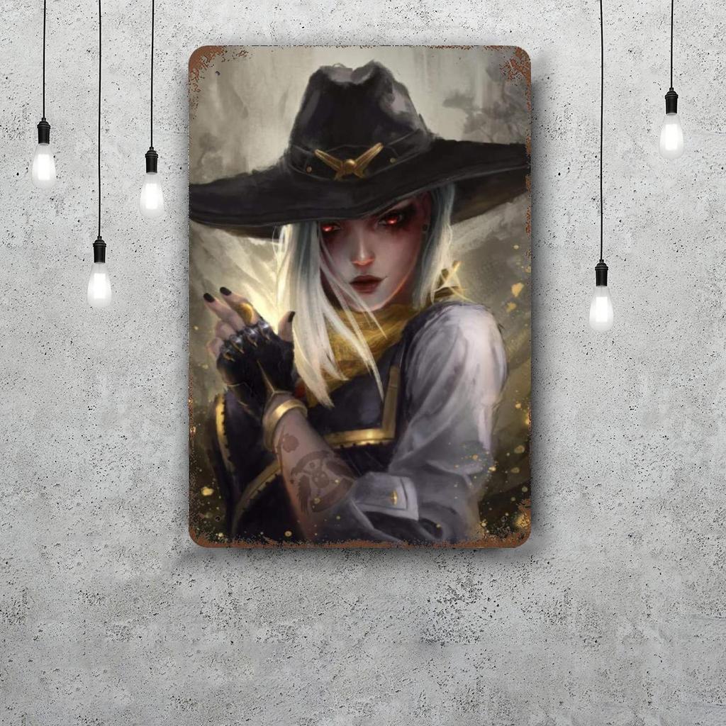Overwatch Classic Poster Rusty Metal Plaque Retro Decorative Plate Bar Man Cave Garage Club Metal Sign Wall Decoration