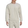 Adidas Sweatshirts Men's White Crew Neck Moderate Regular HL2282