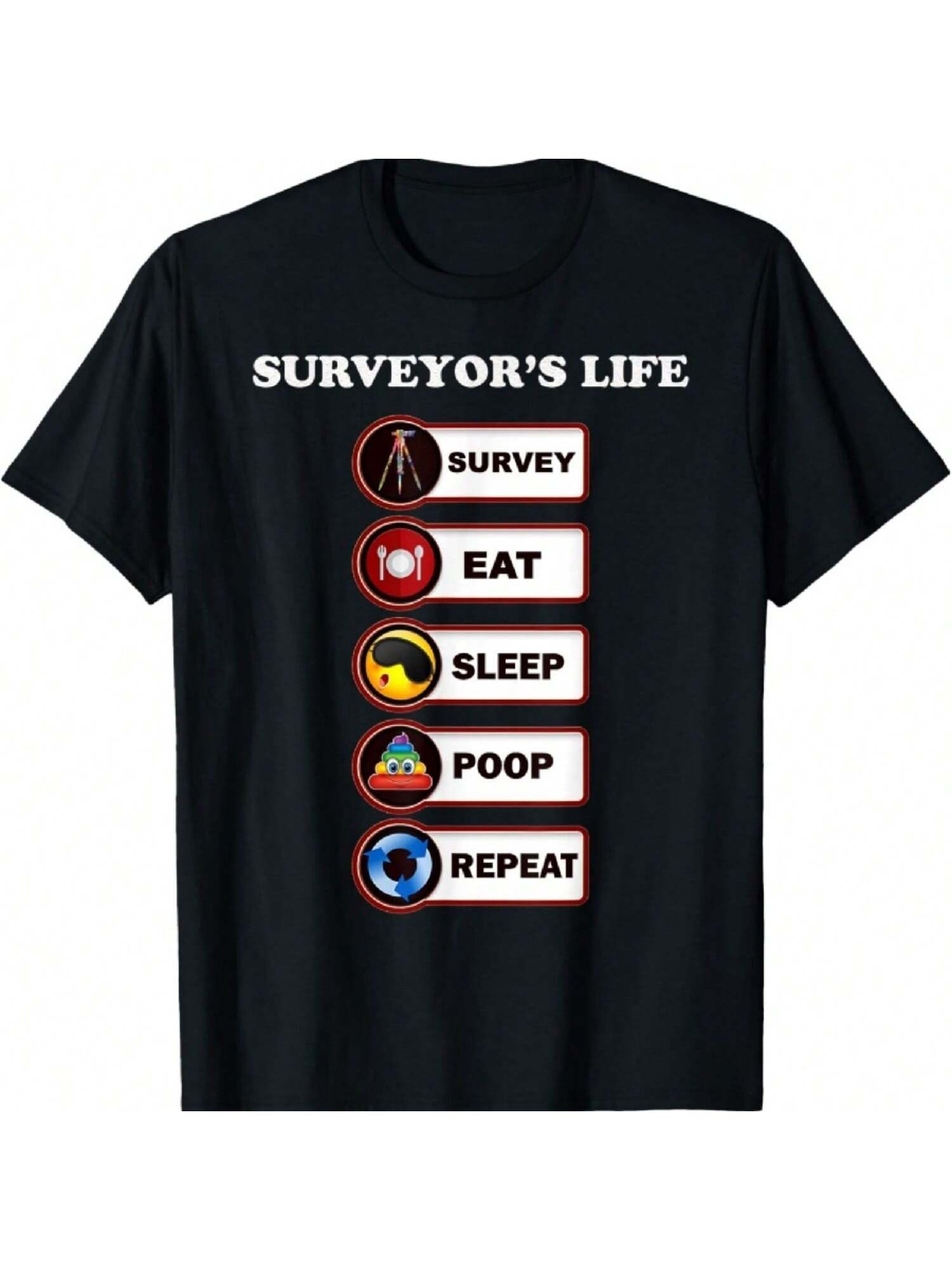 Surveyor, Land Survey, Funny Sarcastic Joke T-Shirt S разноцветный