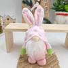 Easter Bunny Plush Toy Cute Rabbit Doll Soft Stuffed Animal for Home Decor Living Room Ornament Festive Party Decoration Hanging Pendant