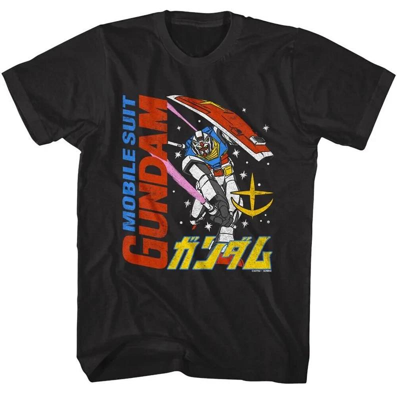 Gundam T Shirt Mobile Suit Mecha Japanese Robot Anime Graphic Tees XL