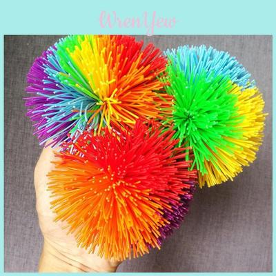 Pelota Koosh de Silicona Brillante Juguete para Manipular Atractivo para Niños con Necesidades Especiales