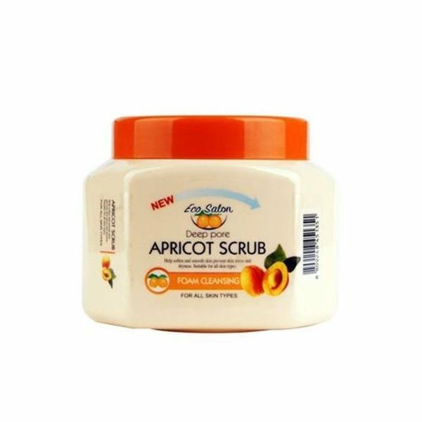 Eco Salon Foam Cleansing Scrub Apricot Cleanser Cleansing Foam 500g (WCDEB63)