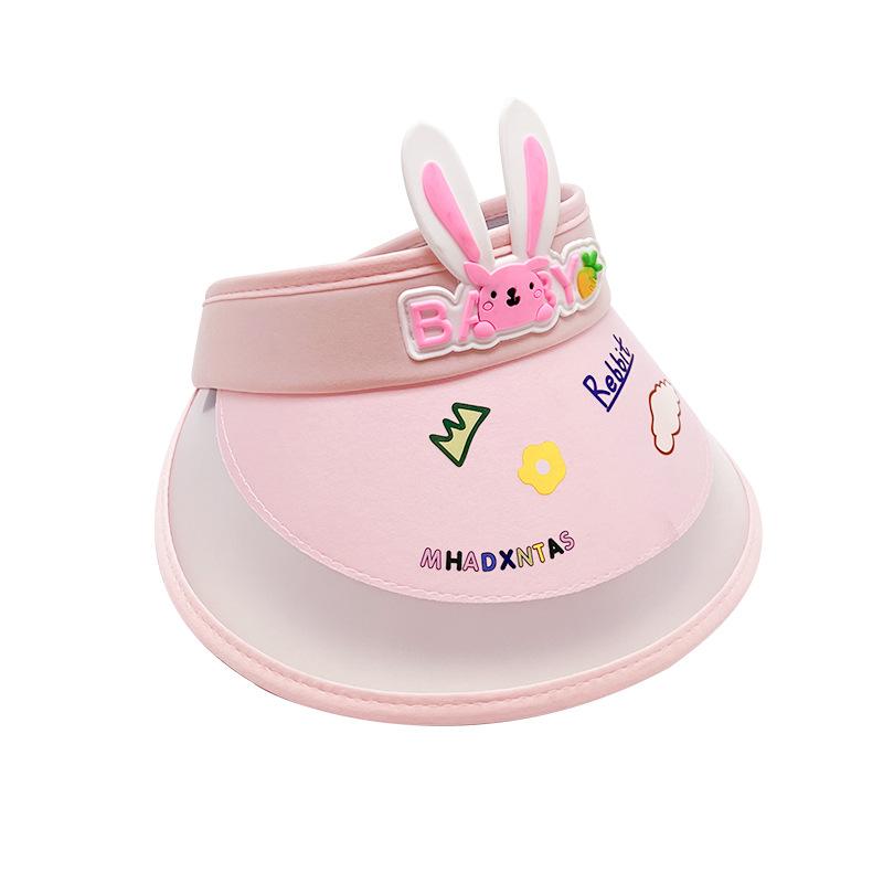 Summer Children's Sun Protection Hat Boys and Girls Waterproof Sun Protection Ceiling Hat Baby Big Hat Brim UV Sun Hat