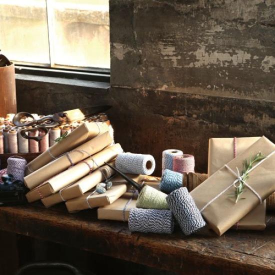 Dulton Twisted 105mm High X 55mm String, White/Blue/Red, Wide, GS555-266L