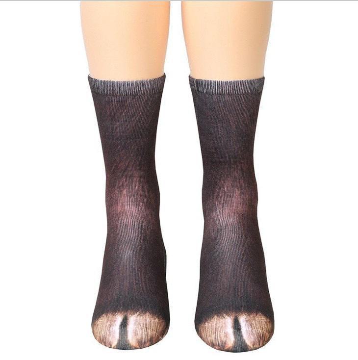 3D Animal Print Funny Socks for Kids and Parents