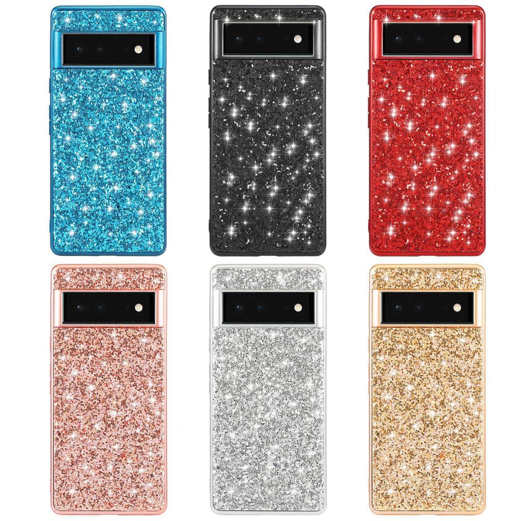 Custodia per telefono Google Pixel con Skin Glitterata per Pixel 6 e 7 Pro