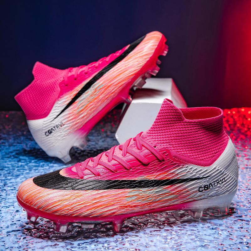 Cross-border 17 Studded Football Shoes for Men, Women, and Youth - Artificial Turf AG Long Studs, Perfect for Sports Training