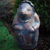 1/4pcs Waterproof Animal Sculpture Resin Miniatures Figurine Easter Rabbit Statue  Home