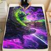 Zoro Multipurpose Home Use Print Blanket, Flannel Blanket Adapt to Sofa, Bedroom, Picnic, Bed and Travel.-TING
