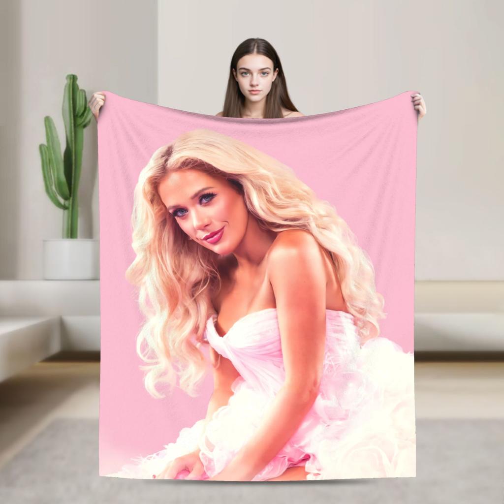 Office Megan Moroney Singer Cloud 9 Album Warm Soft Blanket Office Plush Bedding Throws Graphic Living Room Sofa Bed Cover