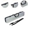 Billiards Pool Cue Case PVC Hard Case 1/2 Split Club Bag Lightweight Waterproof Protective Pouch for Training Billiards Game