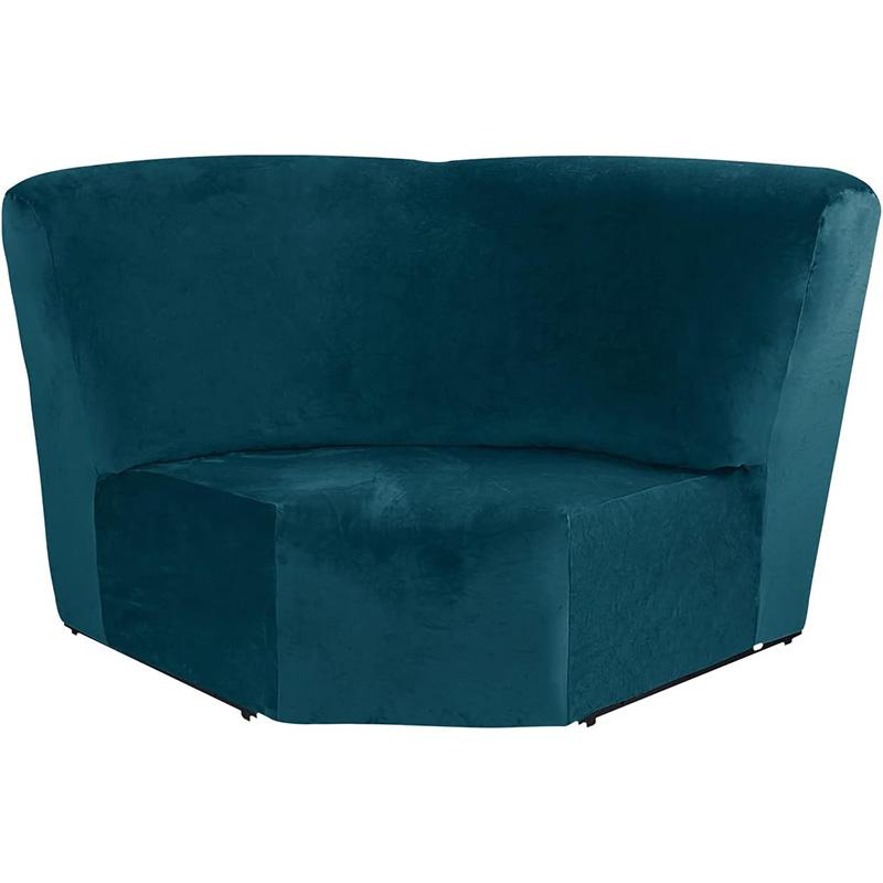 L-Form Samt Ecksofa Abdeckung Möbel Schutzbezug für Modul-Sofa mit Liegefunktion Zusätzlicher Sitz