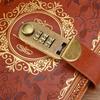 Embossed Design A5 Journal Notebook Combination Lock Lockable Secrets Journal Notebook Diary  Women