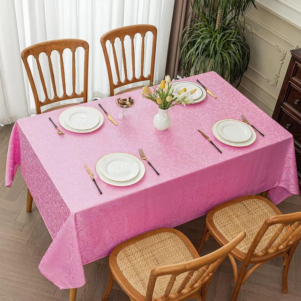 Solid Color Fabric Dining Table Cloth Tablecloth Coffee Table Cover Temu Xiyin Rectangular Finished Tablecloth