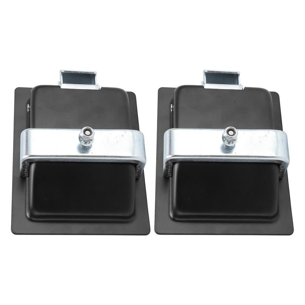 2Pcs 127 X 102mm Paddle Handle Latch Heavy Duty Carbon Steel Flush Mount Tool Box Latch for Truck RV