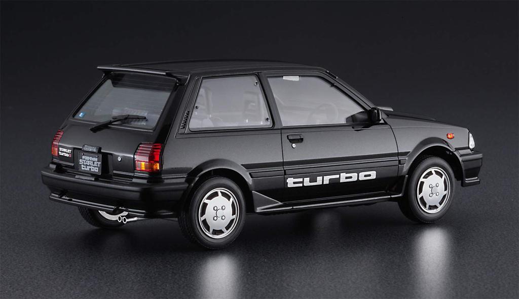 Hasegawa Toyota Starlet EP71 Turbo S early model plastic model 20449 1/24 (3 door)