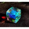 Quarzo Mistico Naturale Colore Arcobaleno Taglio Cubico 200+ Carati Splendida Gemma