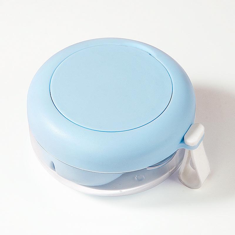 

Denture Box Denture Soaking Container Portable Denture Bath Case With Mirror For Travel Leak-Resistant Retainer Box Compact синий