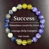 9pcs New Diverse stylish multi - element natural stone bracelets—tiger's eye, amethyst included. Retail and wholesale orders