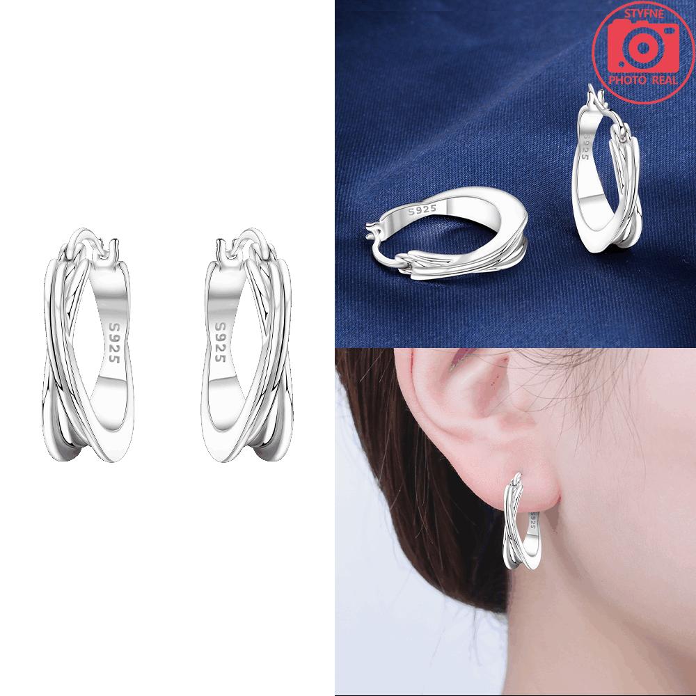 

Authentic Original Copper Metal Square Wing Earring Basic Hollow Design Featuring Butterfly Heart Motif Women High Quality Fine Jewelry Valentine